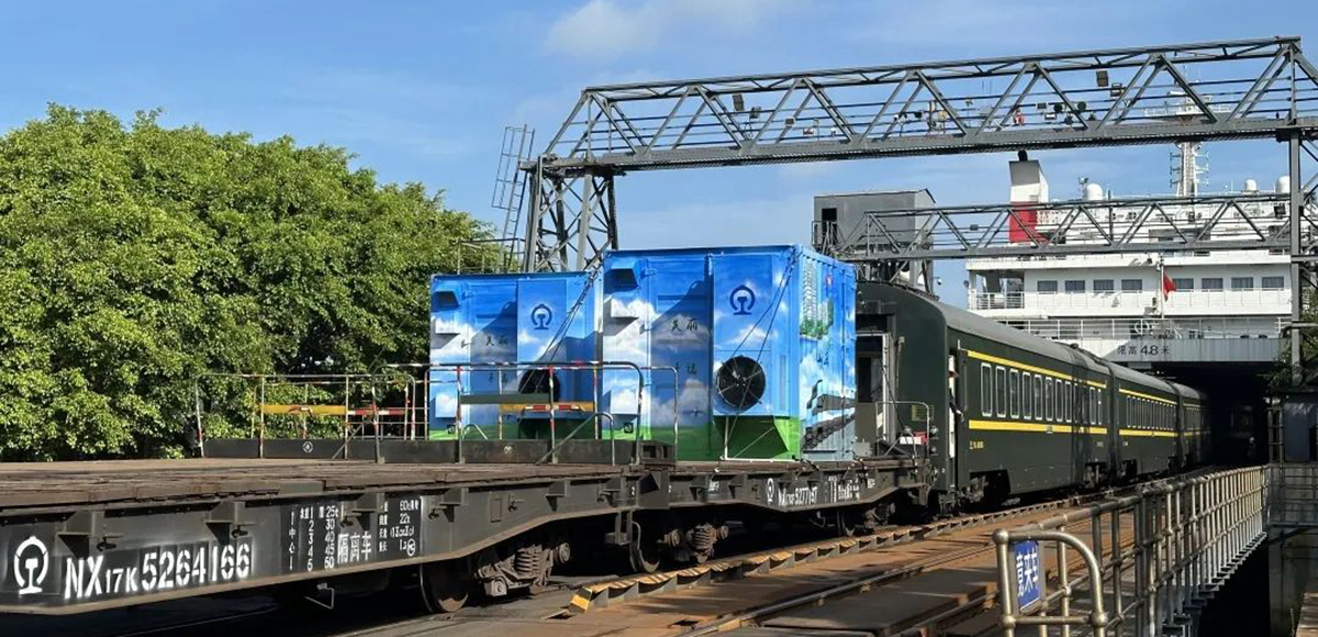 喜乐娱乐首个跨海列车移动储能电站消防项目成功落地 喜乐娱乐首个跨海列车移动储能电站消防项目成功落地