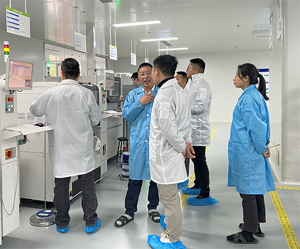 珠海冠宇领导莅临喜乐娱乐科技参观考察 珠海冠宇领导莅临喜乐娱乐科技参观考察